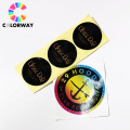 Custom Printed Round Product Sticker, Waterproof Plastic Round Sticker, Adhesive Paper Round Label Sticker